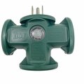 Multiway Trpl Tap Adapter Green 15A FA-848E/05BUPRJ